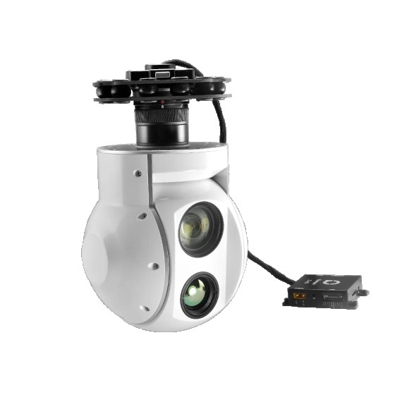 Q30TIR VTOL UAV Best Selling 30x Zoom EO & IR Dual Sensor Object Tracking Camera Gimbal Drone Topography